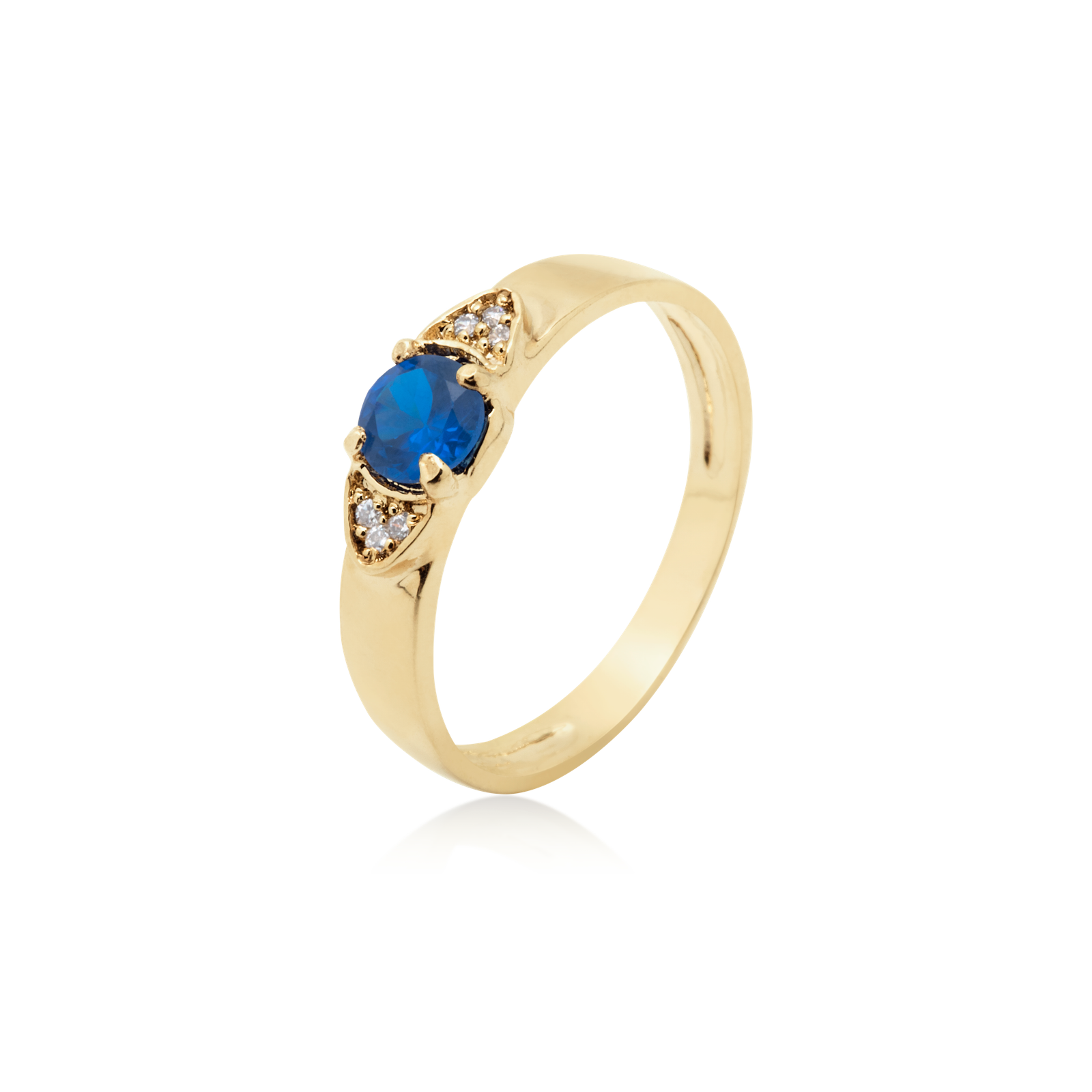 Anel_Ouro_18k_Formatura_com_Safira_e_3_pontos_de_Diamantes_AF0064